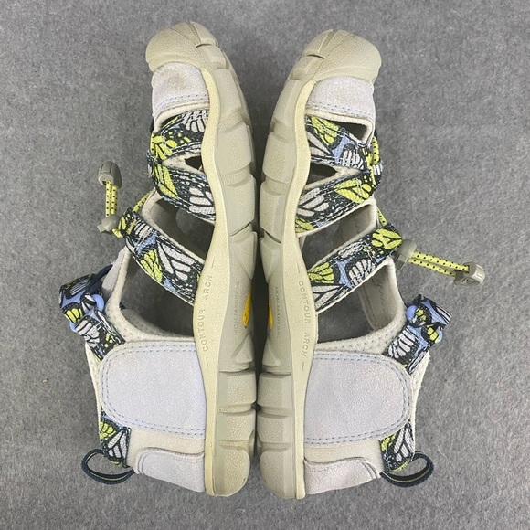 KEEN Seacamp 2CNX Closed Toe Sandal, Hydrangea/Sharp Green Size 3 Big Kid - Picture 9 of 11